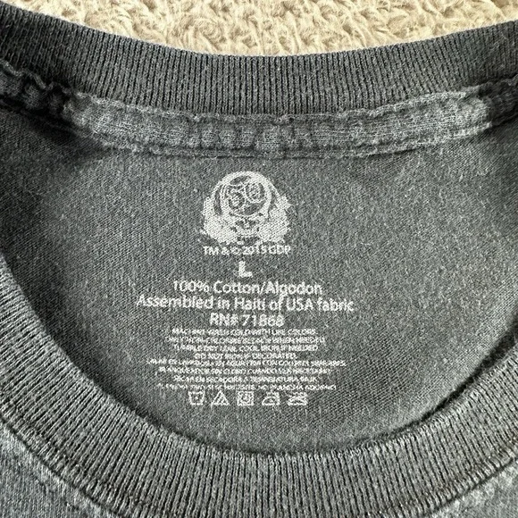 Grateful Dead Shirt Mens Large Black Skull Roses Vine Y2K Modern Retro Band Punk - Picture 4 of 10